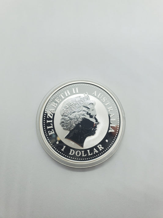 2006 Australia Year Of The Dog 1oz Silver Coin